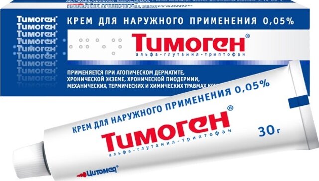 Тимоген крем 0.05% 30 г
