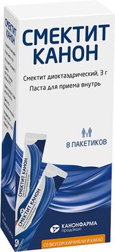 Смектит Канон паста для приема внутрь 3 г саше 8 шт