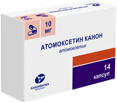Атомоксетин Канон капс 10 мг 14 шт