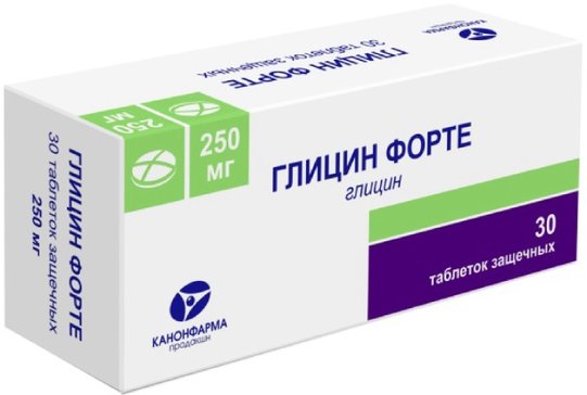 Глицин форте таб защечные 250 мг 30 шт