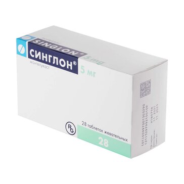 Синглон таб жев. 5мг 28 шт