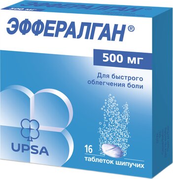 Эффералган таб шип. 500мг 16 шт