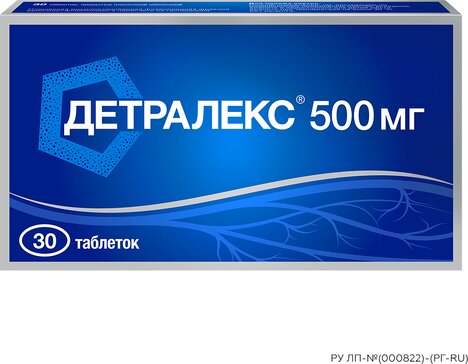 Детралекс таб п.п.об 500мг 30 шт