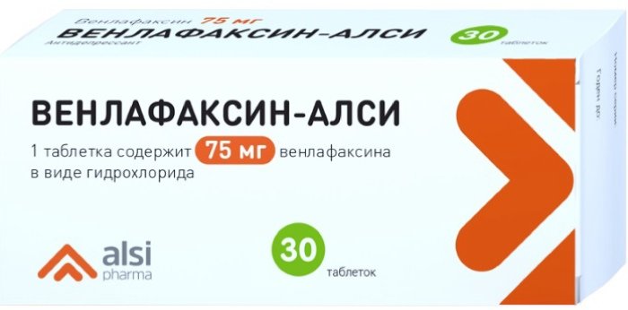 Венлафаксин-АЛСИ таб 75 мг 30 шт