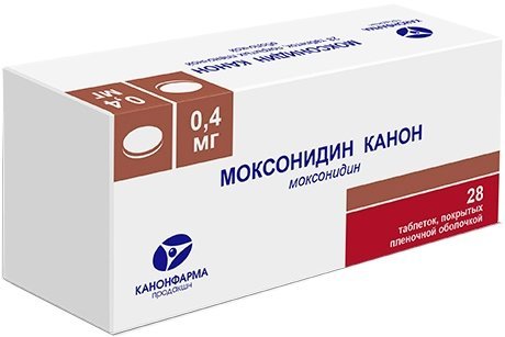 Моксонидин Канон таб 0,4 мг 28 шт