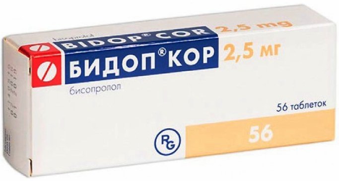 БидопКОР таб 2,5 мг 56 шт