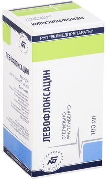 Левофлоксацин раствор для инфузий 5 мг.мл 100 мл 1 фл