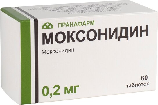 Моксонидин таб 0,2 мг 60 шт