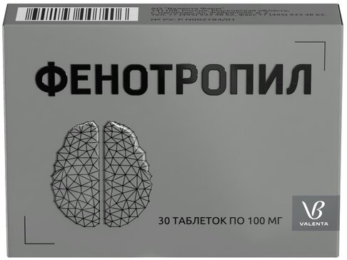 Фенотропил таб 100 мг 30 шт
