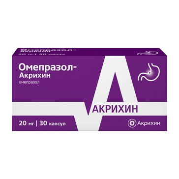 Омепразол-Акрихин капсулы 20 мг 30 шт