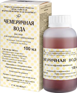 Чемеричная вода раствор 100 мл