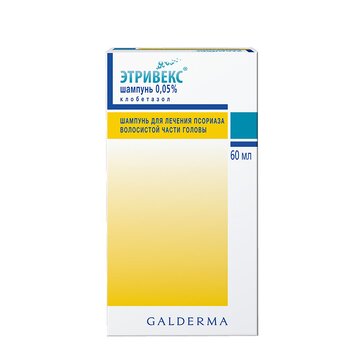 Этривекс шампунь 0,05% 60 мл