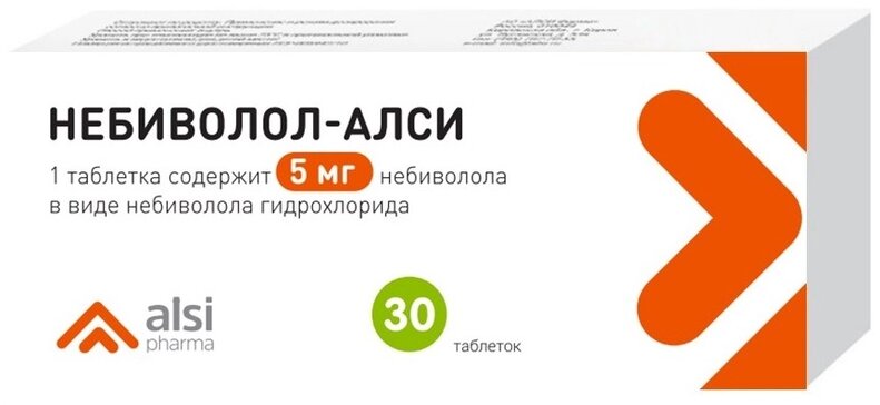 Небиволол-АЛСИ таб 5 мг 30 шт