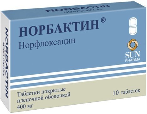 Норбактин таб 400 мг 10 шт