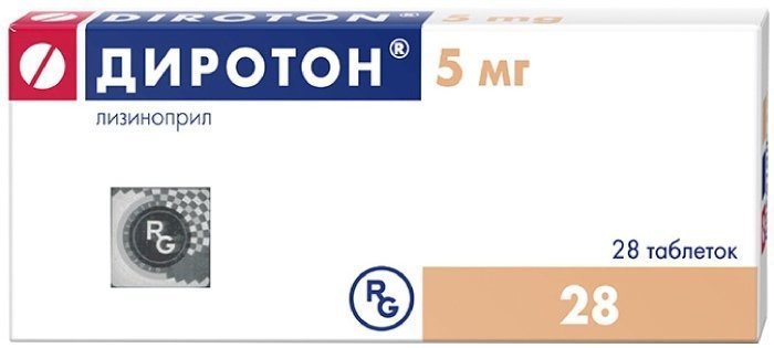 Диротон таб 5 мг 28 шт