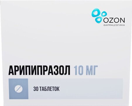 Арипипразол таб 10 мг 30 шт