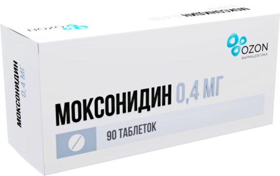 Моксонидин таб 0.4 мг 90 шт