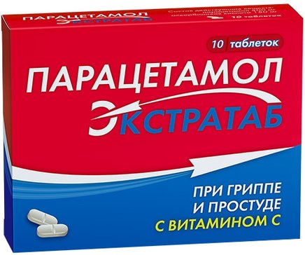 Парацетамол ЭКСТРАТАБ таб 10 шт