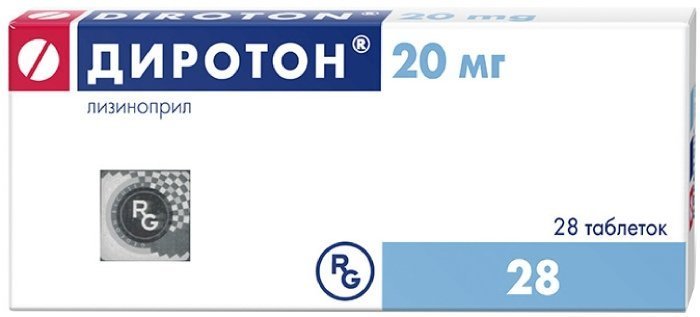 Диротон таб 20 мг 28 шт