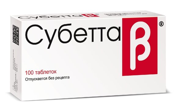 Субетта таб 100 шт