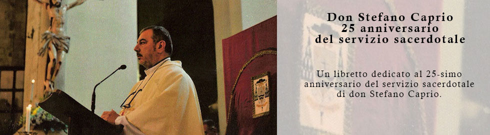 Don Stefano Caprio 25 anniversario del servizio sacerdotale